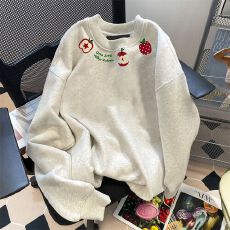 批发仿棉华棉 全消光不起球复合牛奶丝300克复合银狐绒400克圆领卫衣