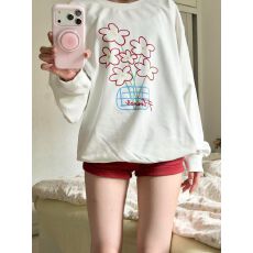 批发仿棉华棉 全消光不起球复合牛奶丝300克复合银狐绒400克圆领卫衣