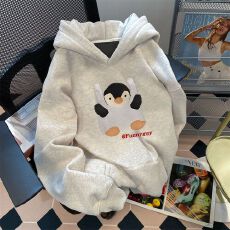 批发无帽绳 纯棉食毛华棉复合330克/加绒440克 <b class='q'>潮牌</b>印花连帽<b class='q'>卫衣</b>男女