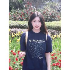 批发260克纯棉--230克纯棉夏季宽松设计感小众<b class='q'>街头</b>纯棉短袖T恤潮