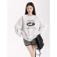 仿棉华棉 全消光不起球复合牛奶丝320克复合银狐绒400克圆领卫衣