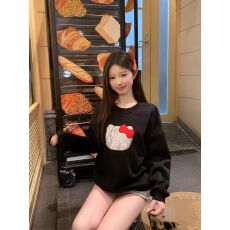 批发仿棉华棉 全消光不起球复合牛奶丝320克复合银狐绒400克圆领卫衣