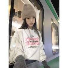 批发仿棉华棉 全消光不起球复合牛奶丝320克复合银狐绒400克圆领卫衣