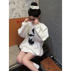 仿棉华棉 全消光不起球复合牛奶丝320克复合银狐绒400克圆领卫衣