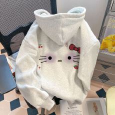 批发仿棉华棉 全消光不起球复合牛奶丝320克复合银狐绒400克连帽卫衣