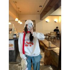 批发仿棉华棉 全消光不起球复合牛奶丝320克复合银狐绒400克圆领卫衣