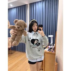 仿棉华棉 全消光不起球复合牛奶丝320克复合银狐绒400克圆领卫衣