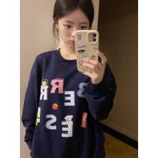 仿棉华棉 全消光不起球复合牛奶丝320克复合银狐绒400克圆领卫衣