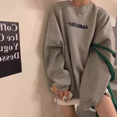 仿棉华棉 全消光不起球复合牛奶丝320克复合银狐绒400克圆领卫衣