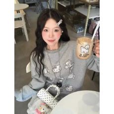 仿棉华棉 全消光不起球复合牛奶丝320克复合银狐绒400克圆领卫衣