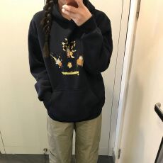 批发无帽绳 纯棉食毛华棉复合330克/加绒440克 潮牌印花连帽<b class='q'>卫衣</b><b class='q'>男</b>女