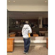 批发无帽绳 纯棉食毛华棉复合330克/加绒440克 潮牌印花连帽<b class='q'>卫衣</b><b class='q'>男</b>女