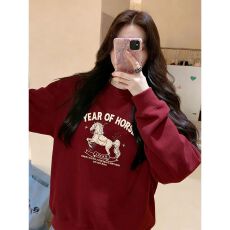 批发仿棉华棉 全消光不起球复合牛奶丝320克复合银狐绒400克圆领卫衣