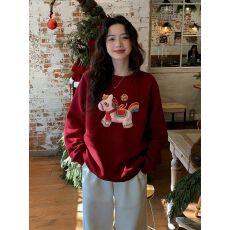 批发仿棉华棉 全消光不起球复合牛奶丝320克复合银狐绒400克圆领卫衣