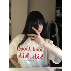 批发260克纯棉--230克纯棉<b class='q'>夏季</b>宽松设计感小众街头纯棉短袖T恤潮