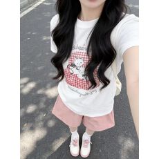 批发260克纯棉--230克纯棉夏季宽松设计感小众<b class='q'>街头</b>纯棉短袖T恤潮