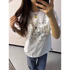 批发260克纯棉--230克纯棉夏季宽松设计感小众<b class='q'>街头</b>纯棉短袖T恤潮