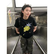 批发260克纯棉--230克纯棉夏季宽松设计感小众<b class='q'>街头</b>纯棉短袖T恤潮