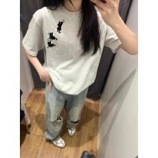 批发260克纯棉--230克纯棉夏季宽松设计感小众<b class='q'>街头</b>纯棉短袖T恤潮