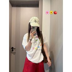 批发260克纯棉--230克纯棉夏季宽松设计感小众<b class='q'>街头</b>纯棉短袖T恤潮