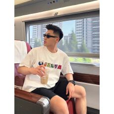 批发260克纯棉--230克纯棉夏季宽松设计感小众<b class='q'>街头</b>纯棉短袖T恤潮