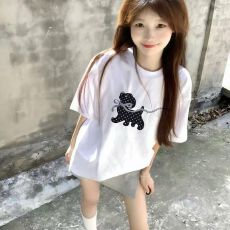 批发260克纯棉--230克纯棉夏季宽松设计感小众<b class='q'>街头</b>纯棉短袖T恤潮
