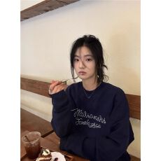 仿棉华棉 全消光不起球复合牛奶丝320克复合银狐绒400克圆领卫衣