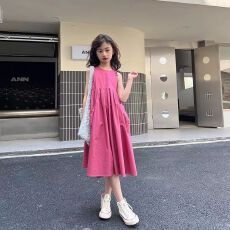 批发女孩法式小清新格子拼接蕾丝连衣裙2025<b class='q'>夏</b>季新款儿童收腰显瘦气质