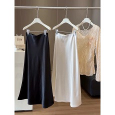 批发法式醋酸缎面半身裙女夏季2026新款高腰气质时尚显瘦包臀鱼尾<b class='q'>裙子</b>