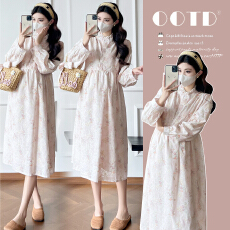 批发实拍新品~ 2026<b class='q'>秋</b>季新款孕妇装宽松休闲连衣裙