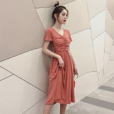 批发纯欲立体花朵褶皱气质小黑裙女夏季辣妹设计感短裙显瘦包臀<b class='q'>连衣裙</b>