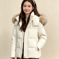 批发学院风短款羽绒服2026新款