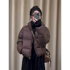 批发简约风短款纯色羽绒服 2026年新款