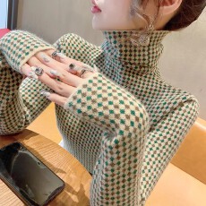 批发高领毛衣女打底衫加厚时髦洋气2024年<b class='q'>新款</b>秋冬爆款女士针织内搭