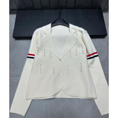 批发2025春秋冬季新款重工钉钻设计感修身针织开衫翻领<b class='q'>小西装</b>秋冬外套