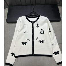 批发软糯刺绣毛衣外套女2025秋冬新款韩版<b class='q'>时尚</b>圆领宽松长袖针织开衫