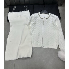 批发毛针织衫外套<b class='q'>连衣裙</b>女秋冬2025年新款超好看两件套<b class='q'>春秋</b>高级感