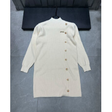 批发法式高级感针织<b class='q'>连衣裙</b>女2025秋冬季中长款毛衣裙