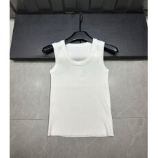 批发白色针织刺绣纯色吊带<b class='q'>背心</b><b class='q'>女士</b>秋冬款外穿修身宽肩带U领上衣