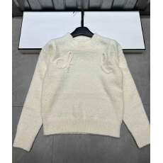 批发香香立体字母提花半高领针织衫<b class='q'>女</b>2025秋冬新款打底衫上衣