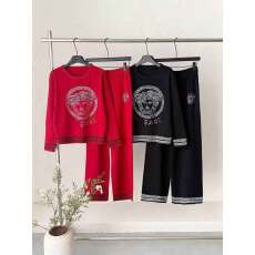 批发卖萌小香风高级感套装女春季休闲<b class='q'>运动</b>卫衣显瘦阔腿裤两件套