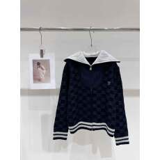 批发轻奢字母秋冬新品宽松棋盘格拉链开衫外套男女同款时尚<b class='q'>夹克</b>