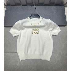 批发中间金属标短袖女<b class='q'>t</b>恤显瘦小个子圆领百搭减龄印花半袖上衣