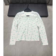 批发2025冬季新款小韩妹儿小碎花针织圆领打底<b class='q'>衫</b>T恤女