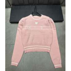 批发高级感白色刺绣针织衫<b class='q'>毛衣</b>女秋冬季宽松内搭打底上衣