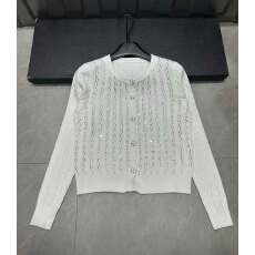 批发香香花朵扣麻花亮片<b class='q'>针织</b><b class='q'>开衫</b>时尚洋气长袖新款气质女装上衣