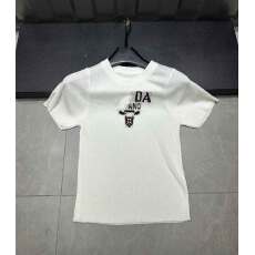 批发字母短袖修身 t恤女夏新款休闲显瘦<b class='q'>体恤衫</b>圆领套头气质上衣