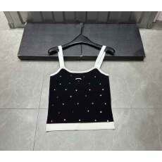 批发香香彩色宝石吊带小<b class='q'>背心</b>女夏新款美式复古甜辣妹修身外穿无袖上衣