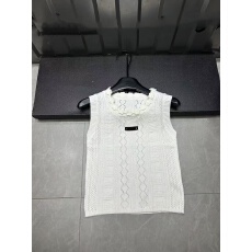 批发2026早春<b class='q'>新款</b>花边领针织<b class='q'>背心</b>修身显瘦百搭短款上衣