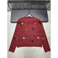 批发2025冬季新款<b class='q'>手工</b>钉珠马海毛套头长袖慵懒风宽松百搭上衣